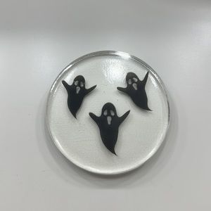 Halloween resin coasters
